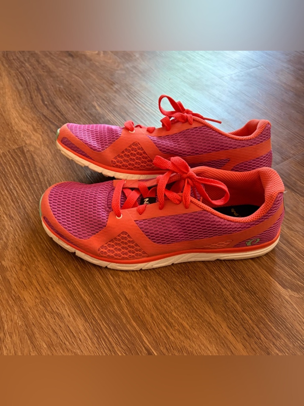 Pearl Izumi- women's Pink and orange  Athletic Running Shoes
Size 12